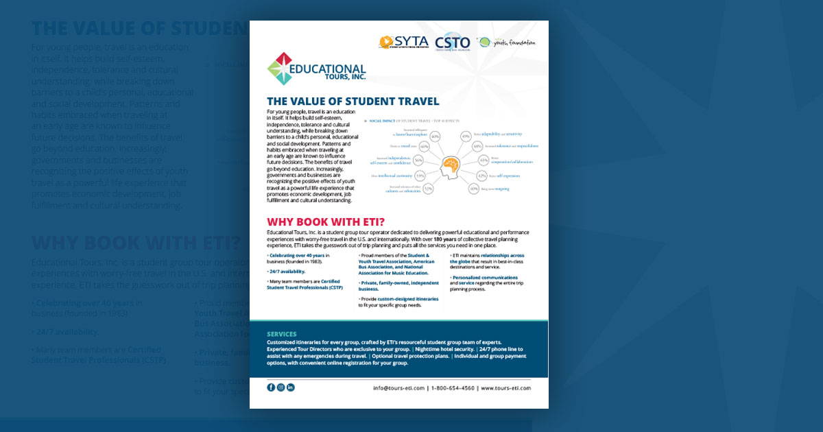 Value of Student Travel